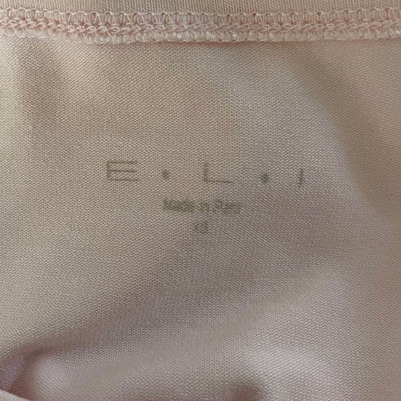 E.L.I. Pastel PINK BOATNECK Pima Cotton Blend TOP Size M NWT $91 - Picture 12 of 15
